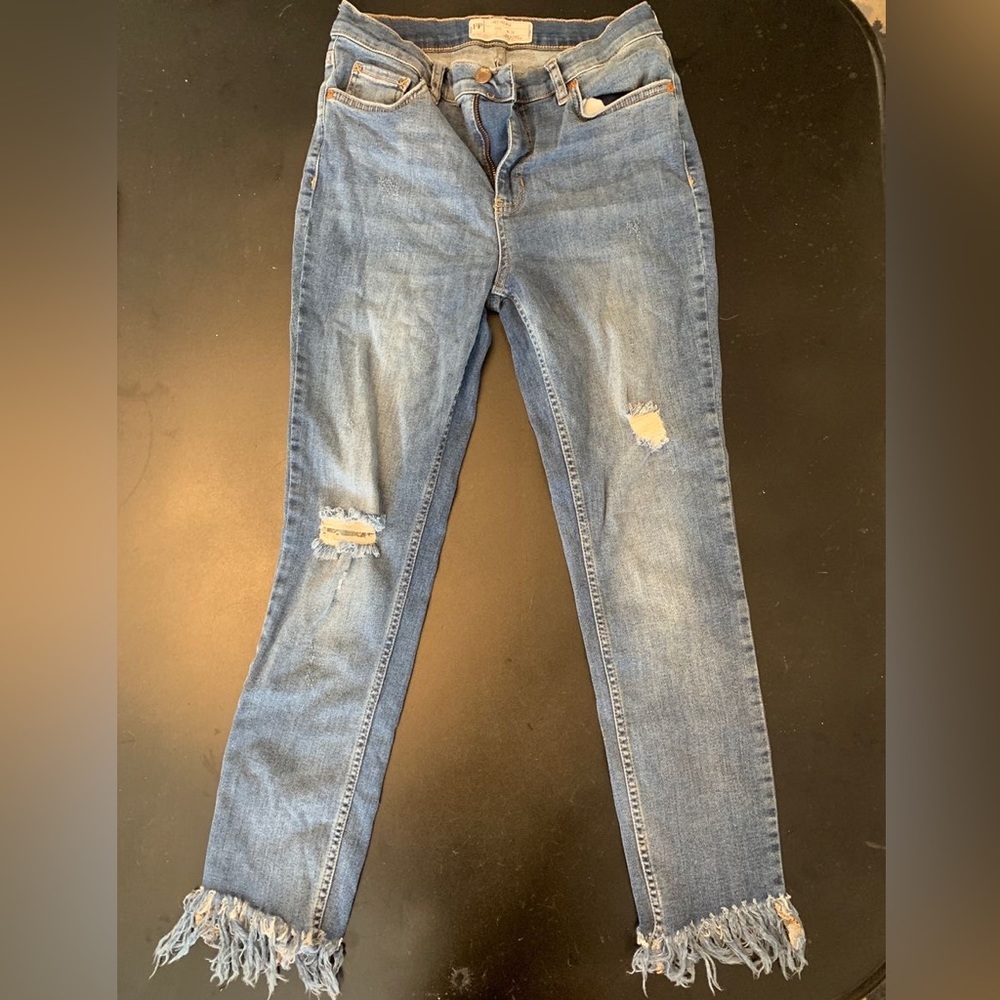 Free People Cropped Jeans